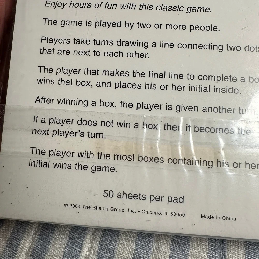 Vintage 2004 Game Pads Dot to Dot‎ 3 Pack 50 Sheets Per Pad Travel Activity Game